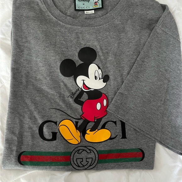 Gucci Shirts Gucci Micky Mouse Mens Tshirt Poshmark